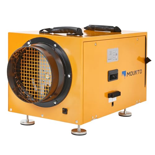 MOUNTO Crawl Space Dehumidifier, 140 PPD, Energy Star Certified, Commercial Dehumidifier for Basement, Auto Defrost, cETL Listed