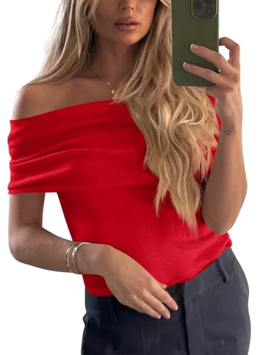 Imily Bela Women's Off The Shoulder Sweaters Casual Knit Sleeveless Summer Y2K Going Out Tops...