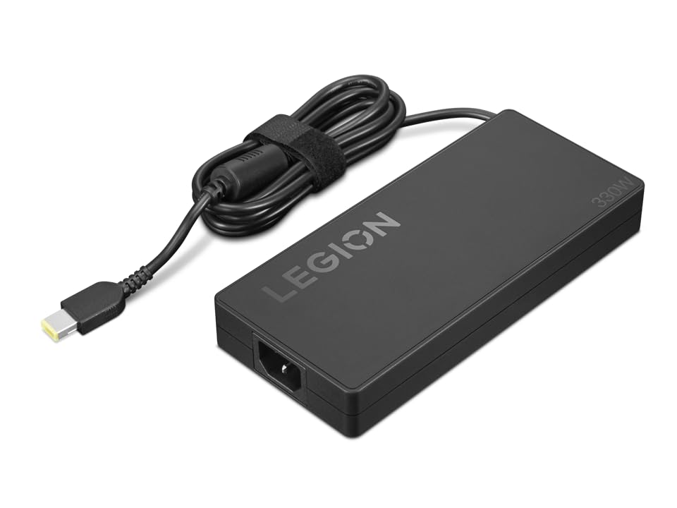 Image of Lenovo Legion Slim 330W GaN AC Adapter (Slim Tip), Supports Lenovo Legion Laptops