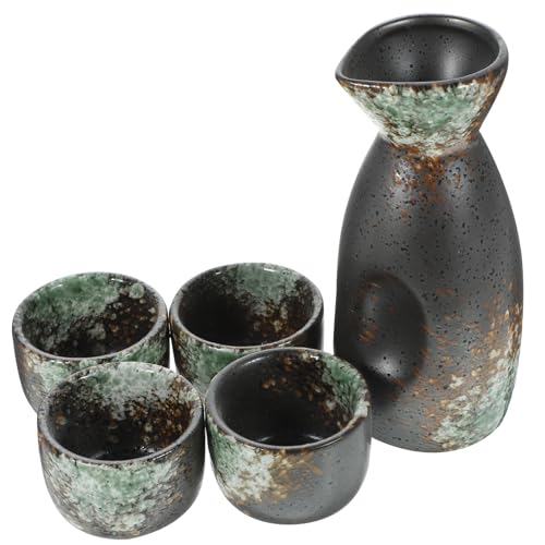 Set para servir sake japonés SOIMISS de 5 piezas de cerámica para obsequios únicos 2