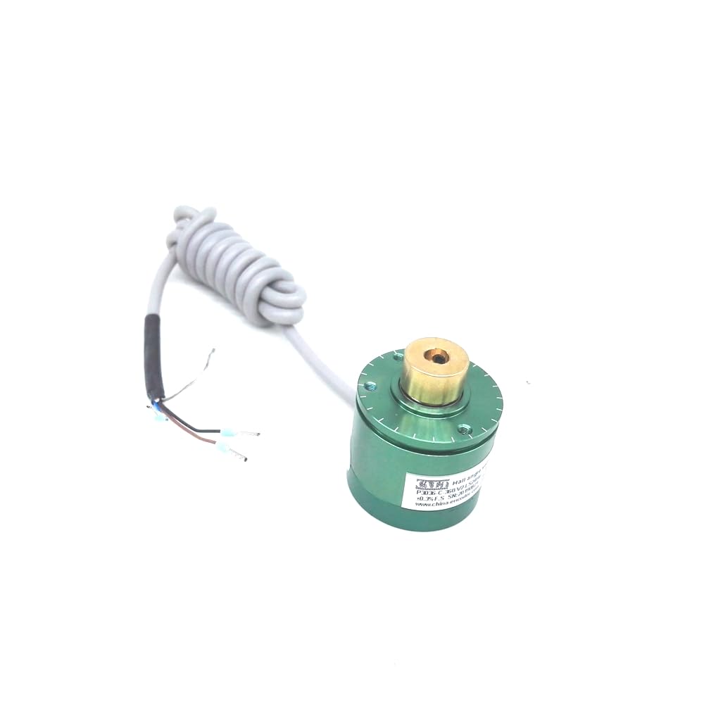 CALT P3036 Im Uhrzeigersinn 0-90° Messbereichs-Winkel-Sensor Hohlwelle Hall-Effekt berührungsloser Absolut-Drehgeber 36.5mm Außendurchmesser (10mm Loch, 0-5V Ausgang)