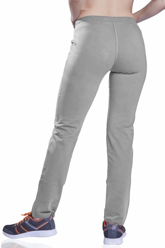 Image of Women's Solid Regular FIT ENRICH Cotton Track Pant