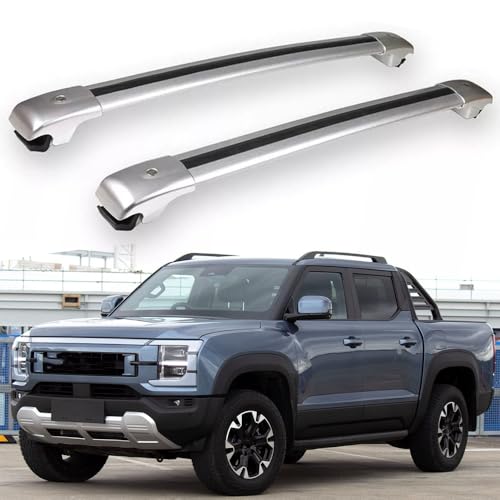 Cross Bars Lockable 220LBS Fits for BYD Shark 6 2024+ with Raised Side Rails Crossbars Aluminum