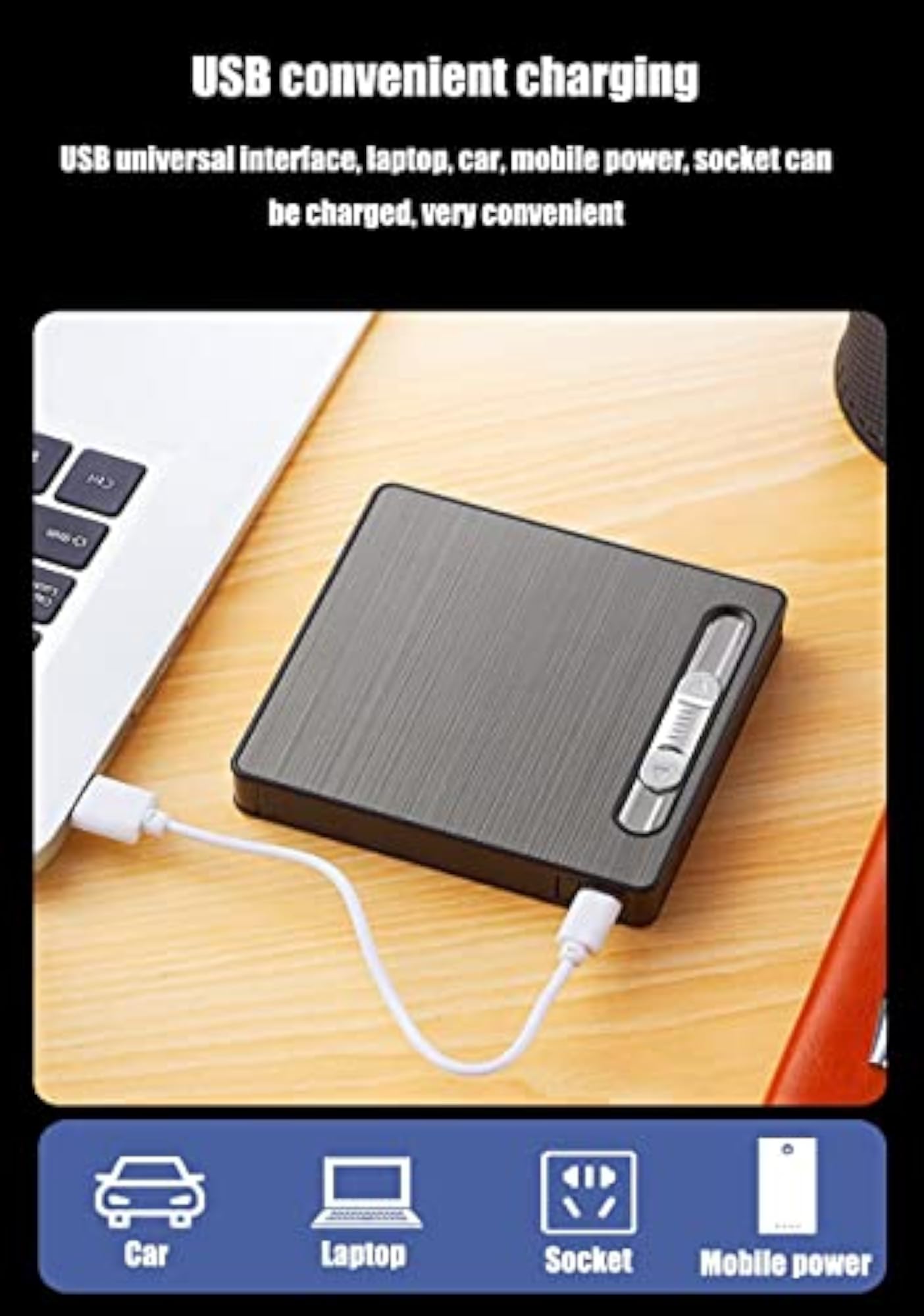 20pcs Double Arc Rechargeable Windproof USB Lighters
