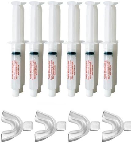 INSTANT WHITE SMILE optimized 60cc GELL ONLY syringes 4 free TRAYS) 36% Professional Strength Carbamide Peroxide Teeth Whitening Gel