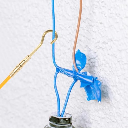 Varillas de fibra de vidrio de 33 cm y cinta de pescado para cables 7
