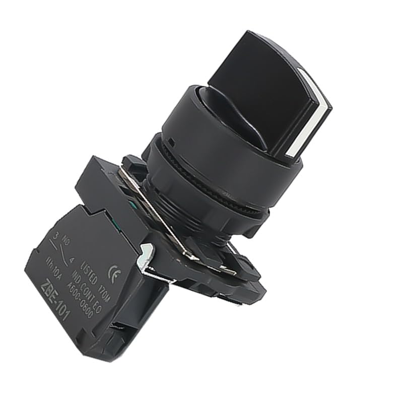 Sélecteur XB5 2 vitesses à réinitialisation autobloquant NC NO 22mm