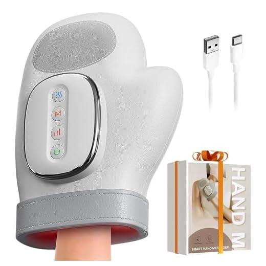 Cordless Electric Hand Massager with Heat Therapy & Compression, 5 Adjustable Levels, 3 Modes for Arthritis, Carpal Tunnel & Hand Fatigue Relief, Portable & Rechargeable for Home & Travel