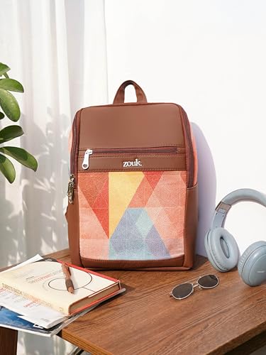 Image of ZOUK Amalia Daypack |Padded Tablet Compartment | Adjustable Straps | Water-Resistant | Men and Women | Daily Use | Lightweight |Smart & Compact |Comfortable & Stylish