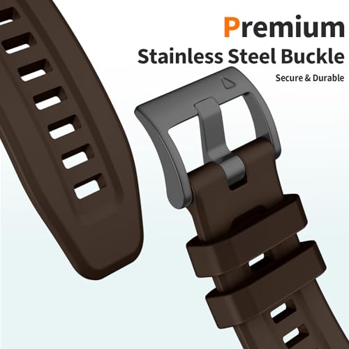 Correa de silicona 22mm para Garmin Fenix 7/6/5/8 miniatura 4