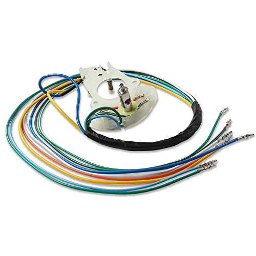 GRAND ORANGE Turn Signal Switch Cam w/Wire Harness Compatible with Ford Bronco 1966-1970, Fit Ford Mustang 1965-1966, Fit Fairlane/Falcon/Comet 1965, 1pc Turn Signal Switch Cam