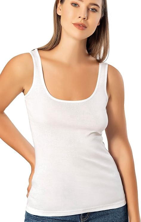 Casual Sleeveless Black/Skin/White Tank Top for Women – Regular Fit, Round Neck, Daily Use-image-31