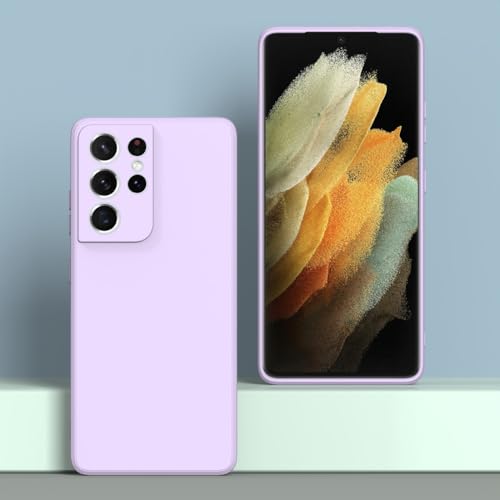 Image of for Samsung Galaxy S21 Ultra Case Purple, Scratch Resistant with Soft Touch, Slim Thin Phone Cover for Samsung Galaxy S21 Ultra