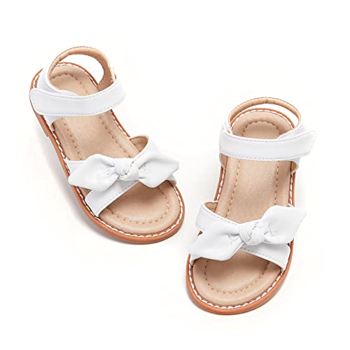 Image of ESTINE Toddler /Little Kid Girls Bow Open Toe Flat Evening Dress Sandals
