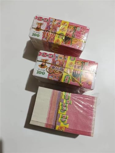 Billets fantômes de 100 yuans papier monnaie funéraire chinois 10 liasses