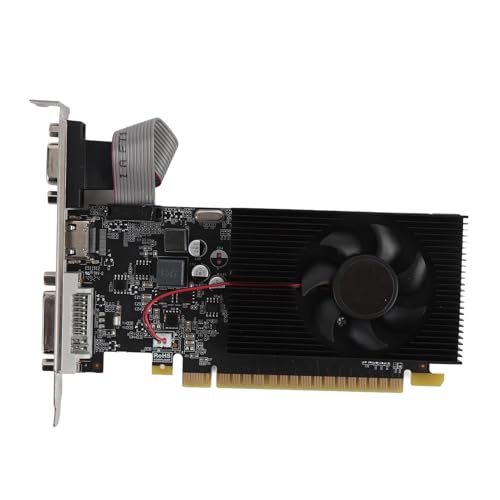Tarjeta gráfica GT740 con ventilador silencioso de 4 GB y puertos multimedia HDMI VGA