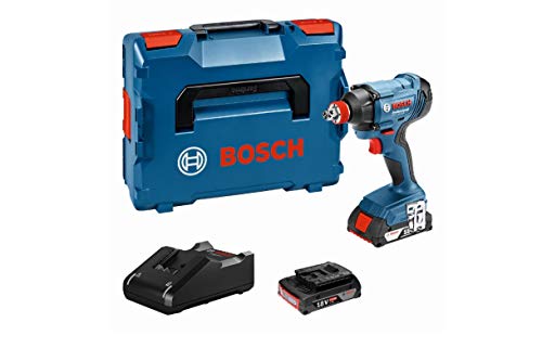 Chave de impacto sem fio Bosch Professional GDX 18V-180, 2 baterias...
