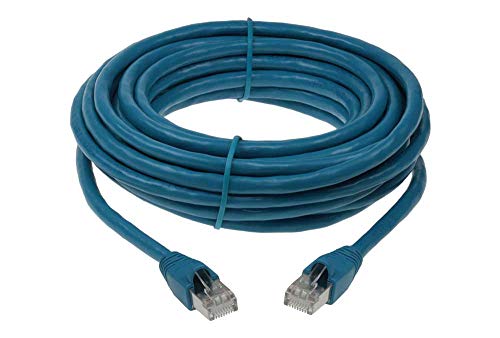 Cable de red SF Cable Cat 6A 10.67 m STP Azul miniatura 1