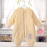 1. Saco de dormir para bebés: este saco de dormir de manga larga para piernas es adecuado para bebés de 1 a 3 año. Altura recomendada 75-90 cm