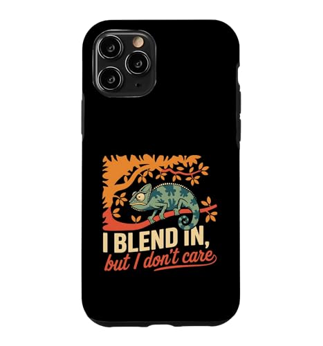 �J�����I�� I Blend In But I Don't Care �X�}�z�P�[�X iPhone 11 Pro �p
