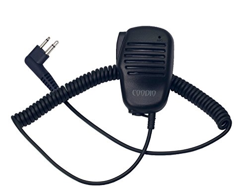 COODIO Motorola Radio 2-Pin Mini Microfono a