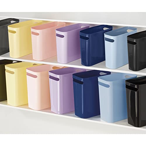Mdesign 05015MDBST Plastic Slim Large 2.5 Gallon Trash Can Wastebasket thumb #6