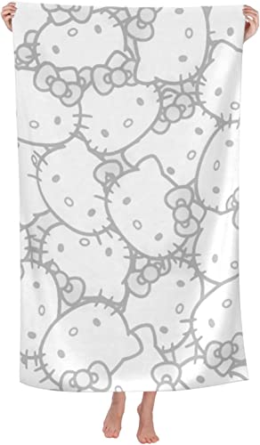 ハローキティ(1) アニメ バスタオル 大判 吸水 フェイスタオル 速乾 抗菌 防臭 ふわふわ 赤ちゃん用 家庭用 子供 人気 かわいい プレゼント 80×130cm W95