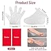 200 Pcs Paraffin Wax Liners for Feet and Hand, Disposable Paraffin Bath Liners Plastic Hand and Foot Bags for Hand & Feet Thermal Hot Wax Therapy SPA Paraffin Wax Machine,Larger and Thicker
