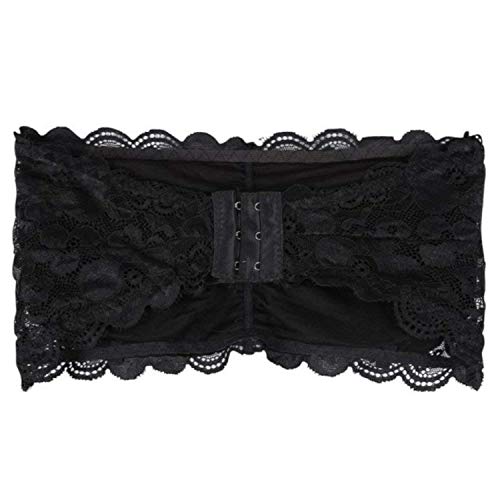 Image of Fabme Women Lace, Padded Tube Bra - Free Size - 3 Hook Back