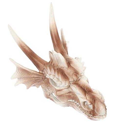 NOLITOY 水族館の装飾 恐竜のおもちゃ エビシェルター 水槽の装飾 エアポンプ 発光シミュレーションカエルウオ 鮫 水槽の隠れ家 水族館の恐竜の頭蓋骨の装飾 水槽隠し洞窟 魚の隠れ家 樹脂