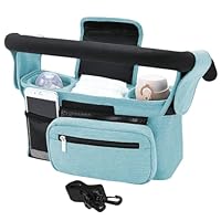 JYNVO Kinderwagen Organizer - Universal Tasche Mit Getränkehalter