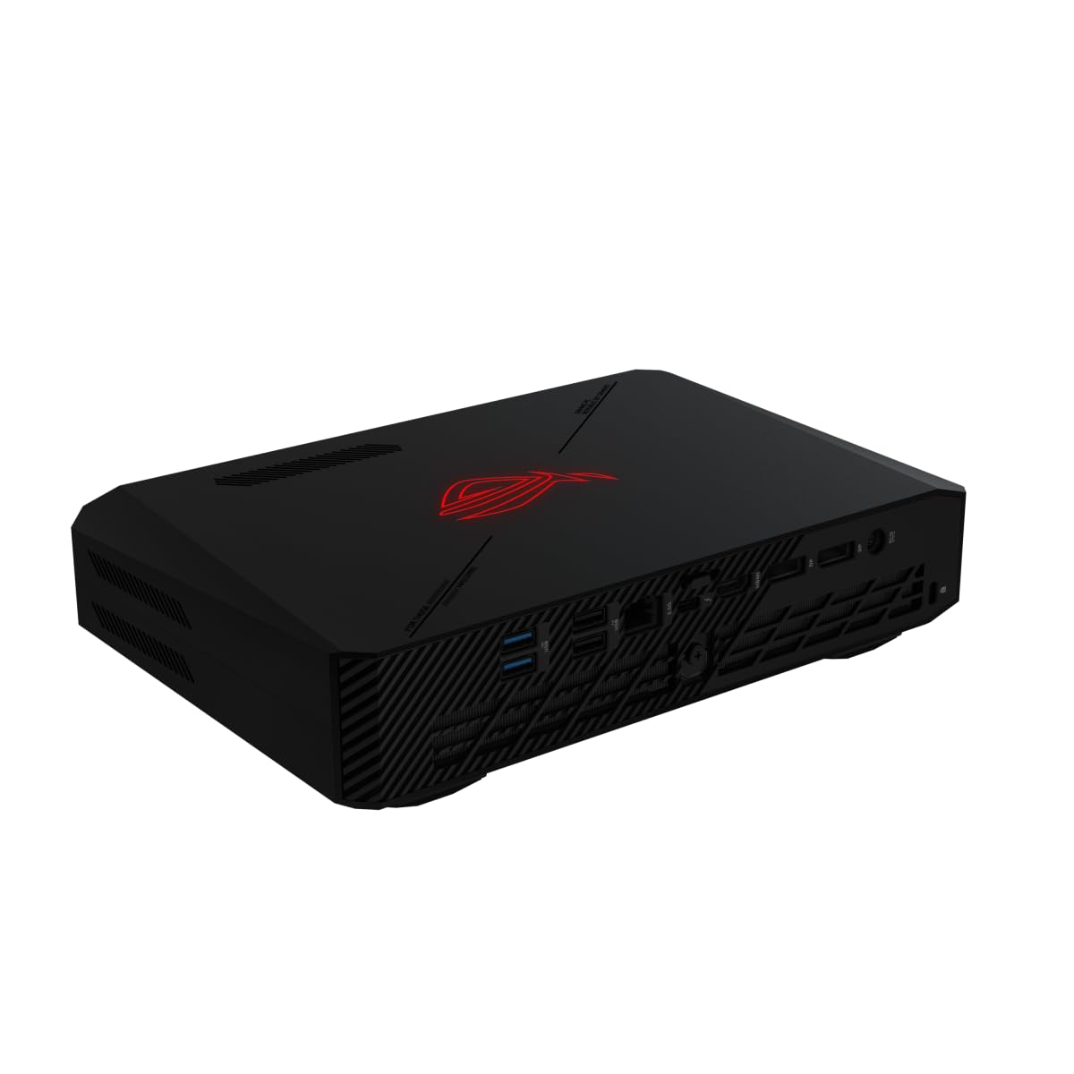 ASUS NUC 14 ROG Mini PC RNUC14SRKU7168A2I (processeur Intel Core Ultra 9 185H vPro, carte graphique Nvidia GeForce RTX4070, mémoire 1 To, 2 x 16 Go de RAM, Intel Killer WiFi 6E, Windows 11, avec câble