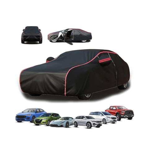 🚗【Materiale premium】:Telo Copriauto per Saab Aero X (467.5cm x 191.8cm x 127.6cm),questo copriauto realizzato con rivestimento in gomma, leggero ma resistente, pressione impermeabile fino a 3000 mm. non devi preoccuparti che graffi la verniciatura della tua auto. il rivestimento in gomma non solo aumenta la resistenza allo strappo, ma offre anche un'ottima funzione di protezione dai raggi UV, abbassando la temperatura all'interno dell'auto in estate