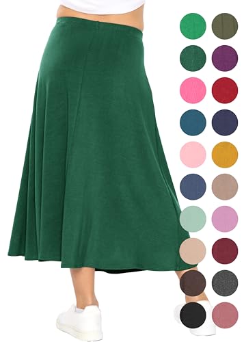 Image of STRETCH IS COMFORT Girls Skirts Flowy A Line Knee Length and Ankle Length | Elastic Waist, Kids School Skirt, Girls Maxi Skirt, Black Skirt For Girls, Faldas Para Ninas, Girls Long Skirt, Long skirts