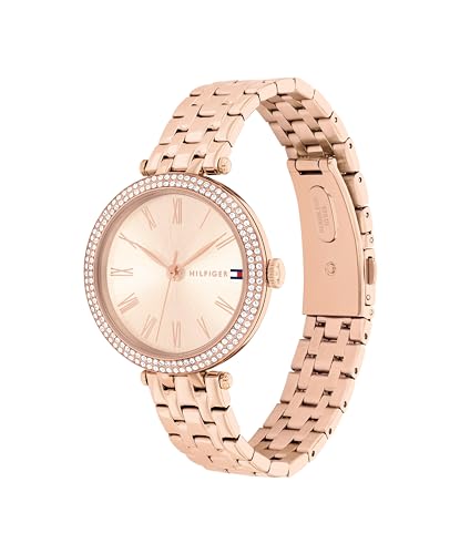 Image of Tommy Hilfiger Quartz Analog with Gold Dial Gold Stainless Steel Strap Watch for Women - TH1782721