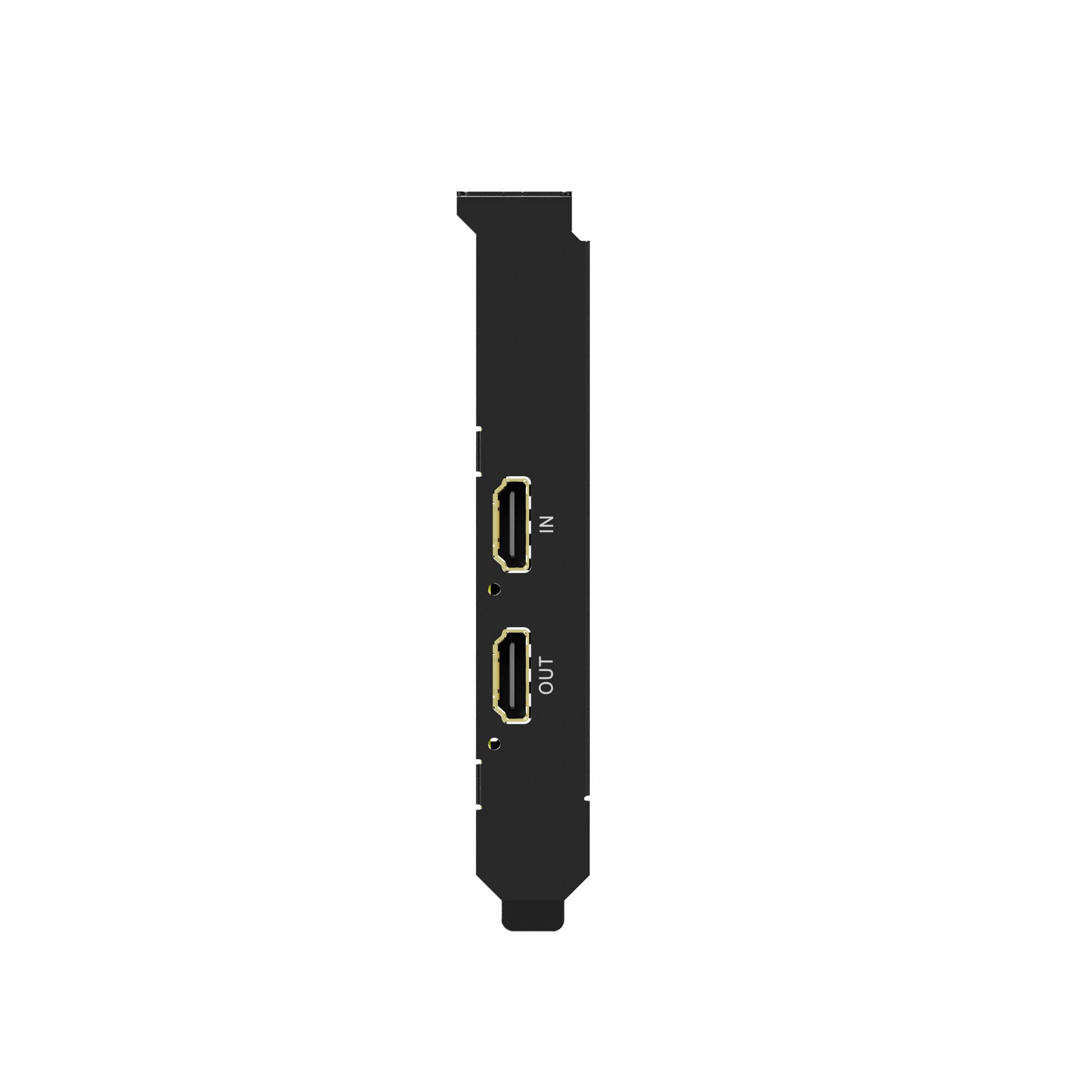 AVMATRIX VC12-4K - Tarjeta de captura HDMI PCIE de 1 canal HDMI 2.0 de entrada y captura de hasta 4K60 con velocidades de bits de hasta 800 Mbps, compatible con video sin comprimir YUY2
