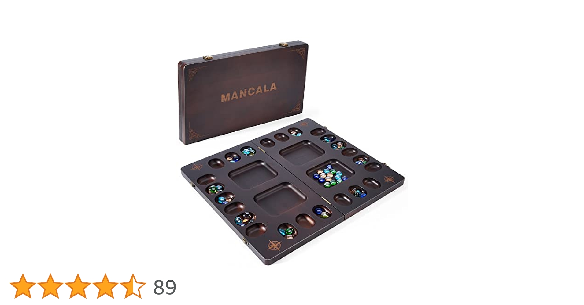 Amazon | VAMSLOVE Mancala 4プレイヤーボードゲームセット 高級