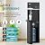 VECYS Bottom Loading Ice Maker Self-Clean Hot Cold Water Dispenser for 5 Gallon Bottle, 22LBS Daily Ice Making, Child Safety Lock, Black