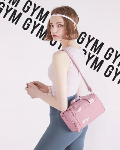 Small Gym Bag Bag With Wet Compartment And Coin Purse Duffel Bags Dance Yoga Workout Bag,Mini Gym Bag For Women (Small Gym Bag - Pink)2