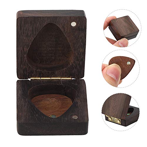 Support de boîte de sélection de guitare boîtes de rangement en palissandre avec 1Pc en bois médiator guitare cadeaux de… - Les Beatles, Paul McCartney, John Lennon, RIngo Starr, George Harrison Support de boîte de sélection de guitare boîtes de rangement en palissandre avec 1Pc en bois médiator guitare cadeaux de… – Image 6