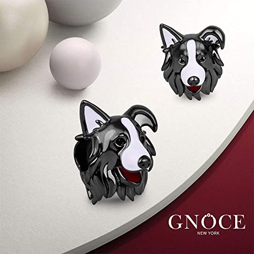 Image of GNOCE Pet Dog Bowl Bead Charm For Women, S925 Sterling Silver Bead Charm NecklaceBracelet for Her, Jewelry Gift