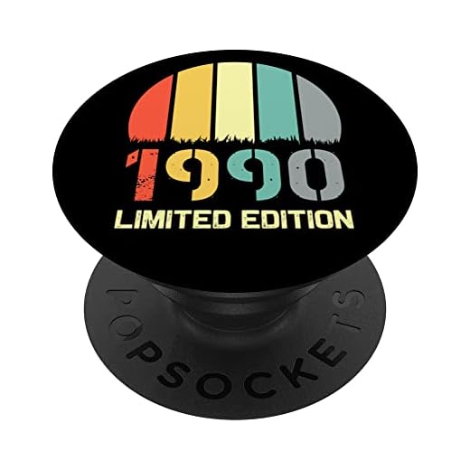 Born In 1990 Edición Limitada 1990 Cumpleaños Popsocket 1990 PopSockets PopGrip Intercambiable