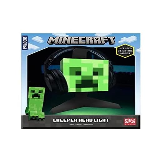 Paladone, Lámpara/Soporte para cascos de Minecraft