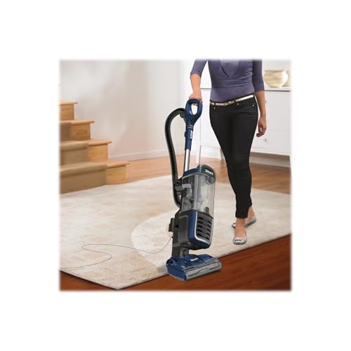 Shark NV151 Navigator Swivel Pro Complete Upright Vacuum with HEPA Filtration, Swivel Steering, Pet Power Brush, Crevice Tool & Upholstery Tool, for Pet Hair & Multi-Surface Cleaning, Navy