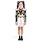 Halloween Demon Costume Set – Embroidered Coat with Top and Shorts for Pop Singer Dance Stage (Black, 5-6 Years)