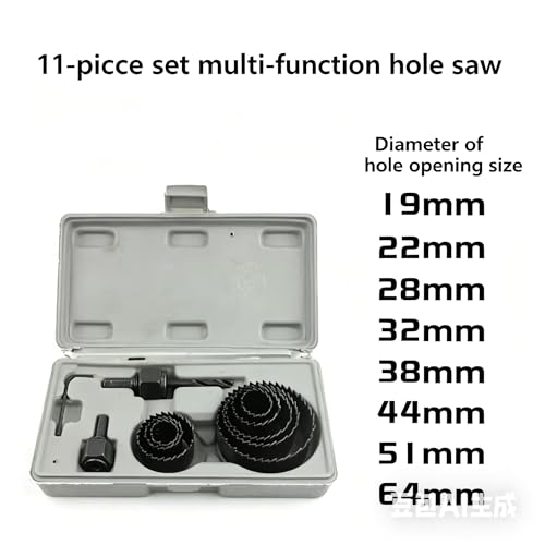 Kit 11 Piezas Sierra Copa 3/4"-2-1/2" (19-64 mm) miniatura 2