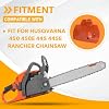 Cubierta de embrague con ensamblaje de freno de cadena para motosierra Husqvarna 450 450e 445 445e Rancher, reemplazo 544097901 544097902 6
