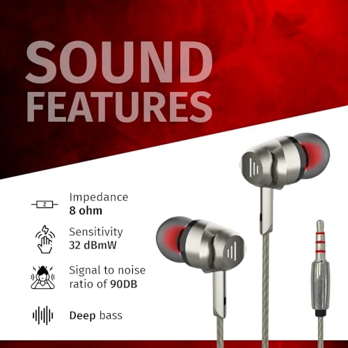 Image of Beats 2.0 Wired Earphones with Mic, 10 mm Drivers, 3.5mm Audio Jack, Compatible with Phones and Tablets (Silver)