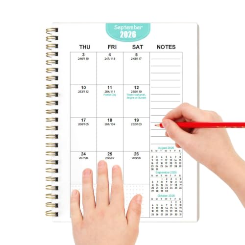 Planning 2026-2030 5 años y cuaderno de planificación estudiantil con papel grueso