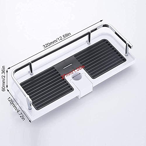Étagère de rangement salle de bain XMING accessoire barre de douche durable